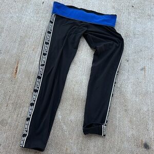 PINK Victoria's Secret Fold Under Waist Y2K Yoga Pants Size Large  Leggings